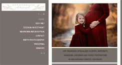 Desktop Screenshot of amymorrisonphotography.com